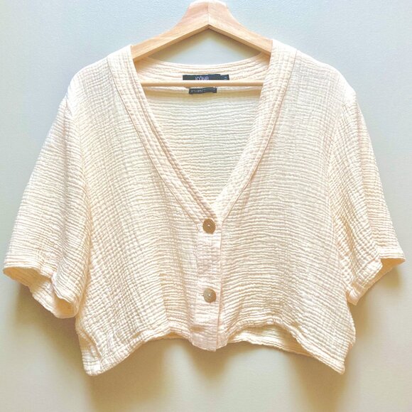 Simons Icone Organic Cotton Cream Shrug - Picture 1 of 7